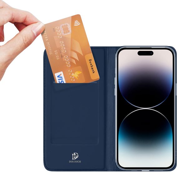 Dux Ducis Étui de téléphone Slim iPhone 15 Pro Max - Bleu foncé