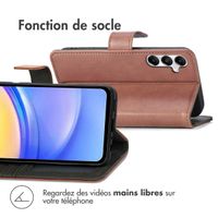 imoshion Étui de télephone portefeuille Samsung Galaxy A15 (5G/4G) - Marron