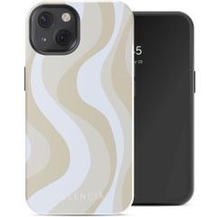 Selencia Coque arrière Vivid avec MagSafe Apple iPhone 13 - Desert Waves Beige