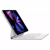 Apple Magic Keyboard Apple iPad Pro 11 (2018/2020/2021/2022) / iPad Air 11 pouces (2025) M3 / (2024) M2 / Air 5 (2022) / Air 4 (2020) - QWERTY - Blanc