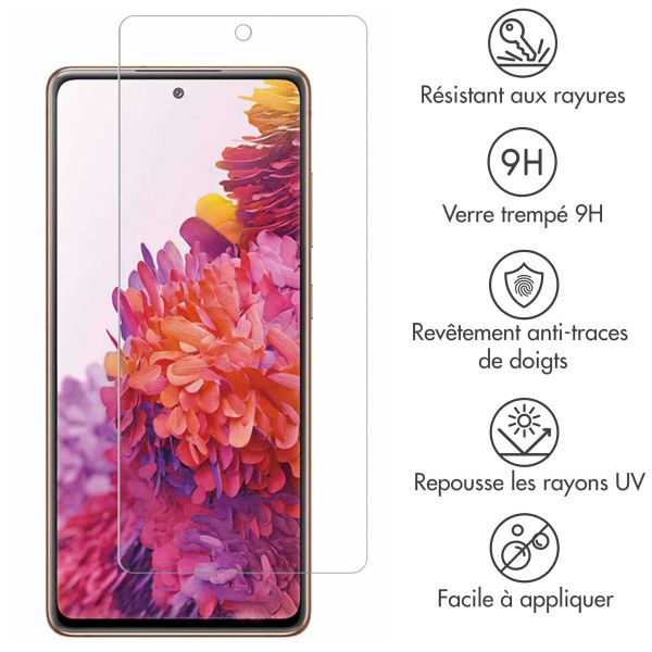Accezz Protection d'écran en verre trempé Samsung Galaxy S20 FE