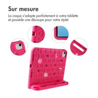 imoshion Coque kidsproof avec poupées amovibles Apple iPad 11 (2025) 11 pouces A16 / iPad 10 (2022) 10.9 pouces - Rose