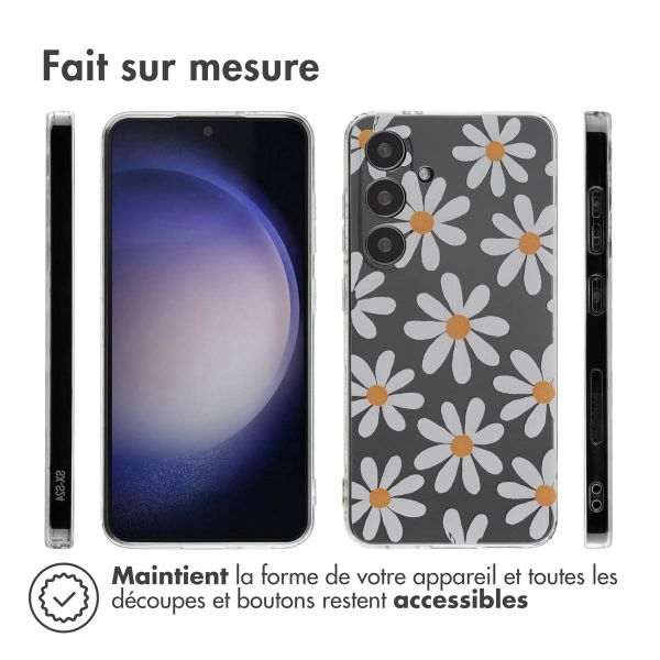 imoshion Coque Design Samsung Galaxy S24 - Daisy Flower
