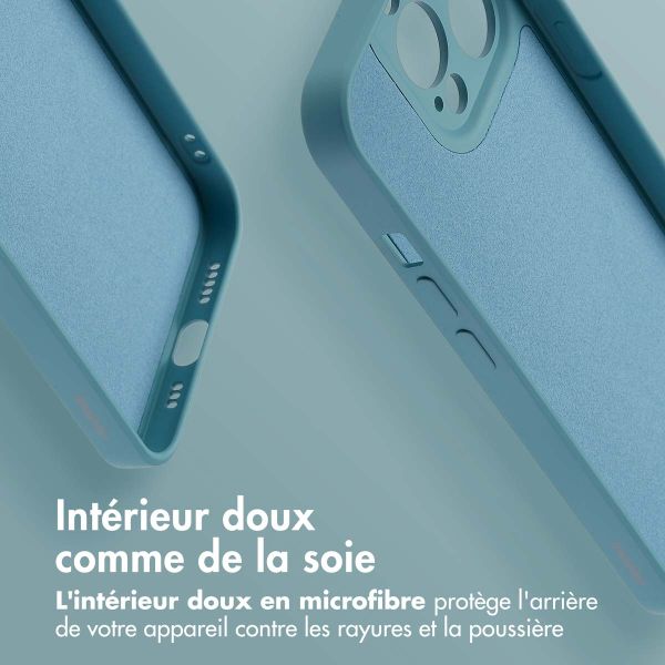 imoshion Coque Couleur avec MagSafe iPhone 13 Pro - Smoke Green