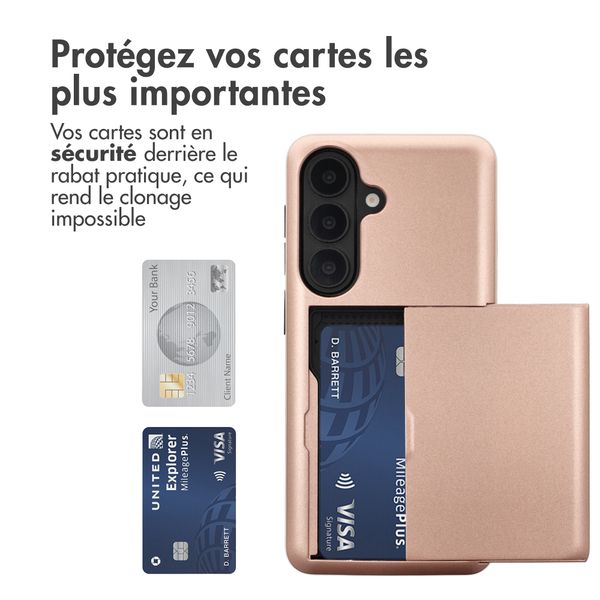 imoshion Coque arrière avec porte-cartes Samsung Galaxy S26 - Rose Gold