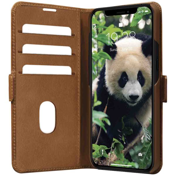 dbramante1928 Étui de télephone portefeuille Apple iPhone 14 - Marron