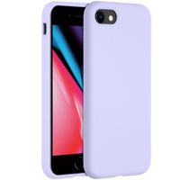 Accezz Coque Liquid Silicone iPhone SE (2022 / 2020) / 8 / 7 - Violet