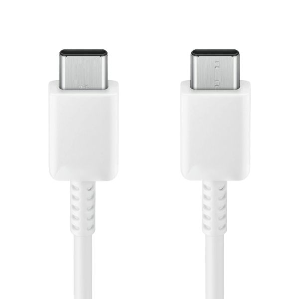 Samsung Original câble USB-C vers USB-C emballage d'usine - 1.8 mètre - 45 Watt - Blanc