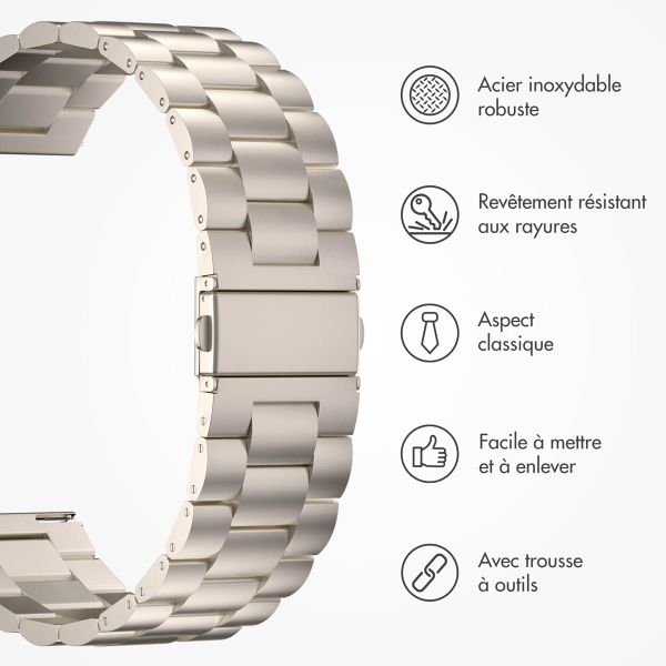 imoshion Bracelet en acier  - Connexion universelle 22 mm - Starlight