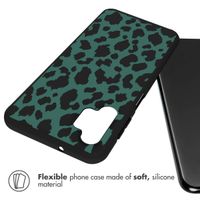 imoshion Coque Design Samsung Galaxy A13 (5G) / A04s - Green Leopard