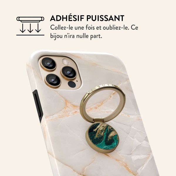 Burga Ringholder Gold - Bague téléphone - Emerald Pool