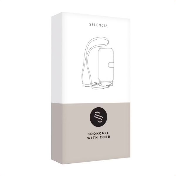 Selencia Étui Riva avec MagSafe et cordon de téléphone Apple iPhone 15 - Beige