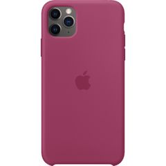 Apple Coque en silicone Apple iPhone 11 Pro Max - Pomegranate