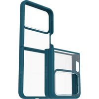 OtterBox Coque arrière Thin Flex pour le Samsung Galaxy Flip 4 - Transparent/Bleu