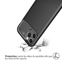 imoshion Coque silicone Carbon Apple iPhone 12 Pro Max - Noir