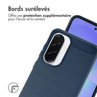 imoshion Coque Brushed Samsung Galaxy A37 (5G) - Bleu