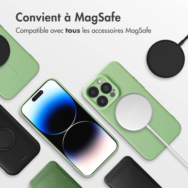 imoshion Coque Couleur avec MagSafe Apple iPhone 14 Pro - Vert