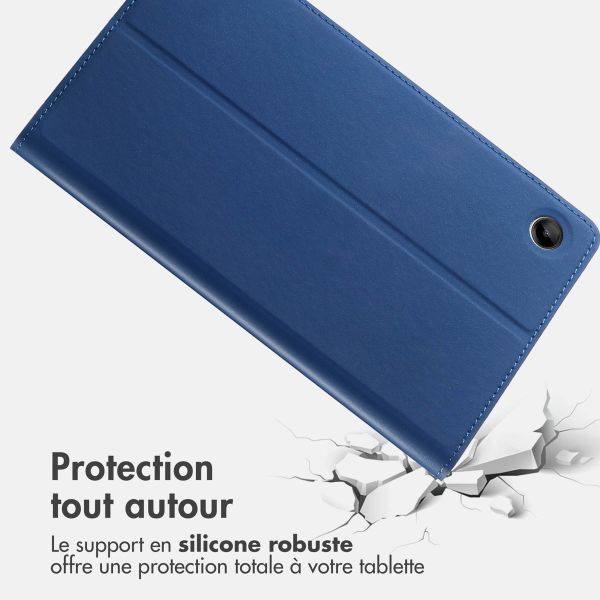 Accezz Coque tablette Classic Samsung Galaxy Tab A9 8.7 pouces - Bleu foncé