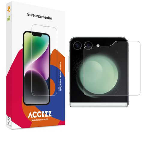 Accezz Protection d'écran en verre trempé Samsung Galaxy Z Flip 5 / 6 / 7 FE