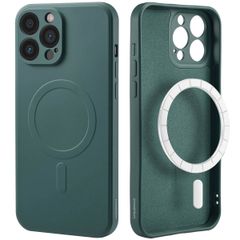 imoshion Coque Couleur avec MagSafe Apple iPhone 13 Pro Max - Vert foncé