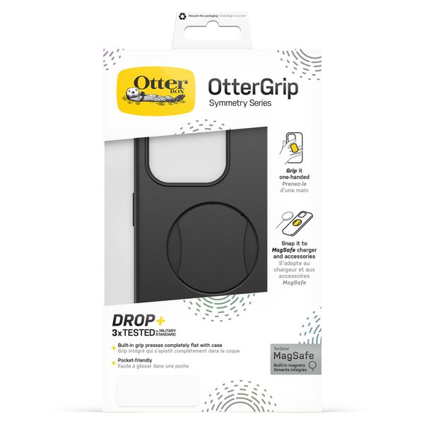 OtterBox Coque Otter + Pop Symmetry Apple iPhone 15 Pro - Noir