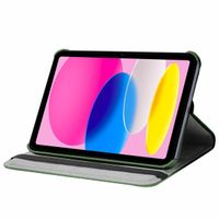 imoshion Coque tablette rotatif à 360° iPad 10 (2022) 10.9 pouces - Vert