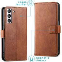 imoshion Étui de télephone portefeuille Samsung Galaxy S21 FE - Marron
