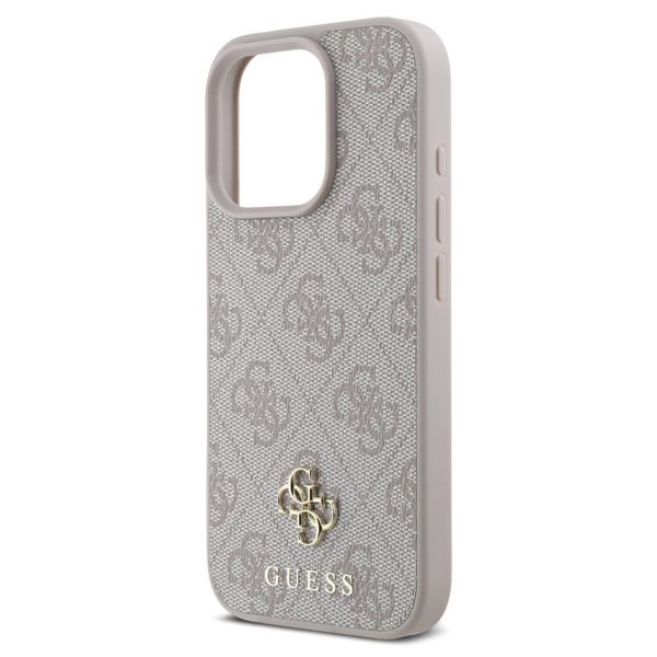 Guess Coque 4G Metal Logo MagSafe iPhone 16 Pro Max - Rose