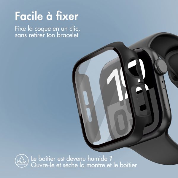 imoshion Coque rigide complète pour Apple Watch Series 10 - 42 mm - Noir