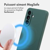 imoshion Coque Couleur avec MagSafe Samsung Galaxy A36 - Vert foncé