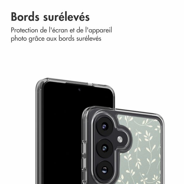 imoshion Coque Design Samsung Galaxy S26 - Smoke Green Flowers