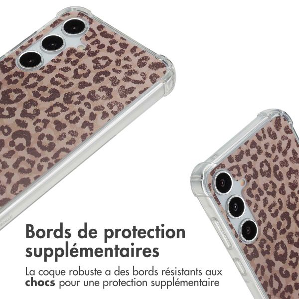 imoshion Coque Design avec cordon Samsung Galaxy A55 - Leopard Mood