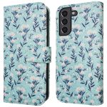 imoshion Étui de téléphone portefeuille Design Samsung Galaxy S21 - Blue Flowers