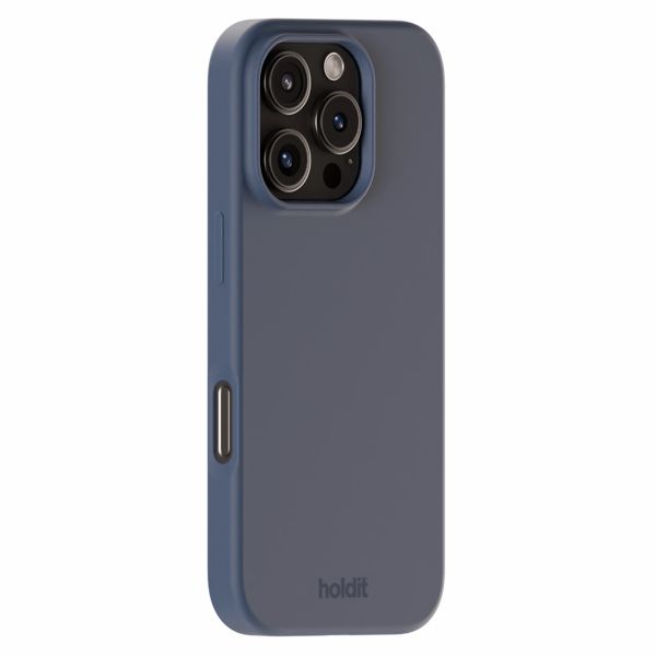 Holdit Coque Silicone Apple iPhone 16 Pro - Pacific Blue