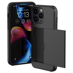 imoshion Coque arrière avec porte-cartes Apple iPhone 15 Pro Max - Noir