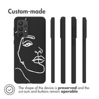 imoshion  Coque Design Samsung Galaxy A33 - Line Art Woman Black 