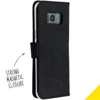 Accezz Étui de télephone Wallet Samsung Galaxy S8 Plus - Noir