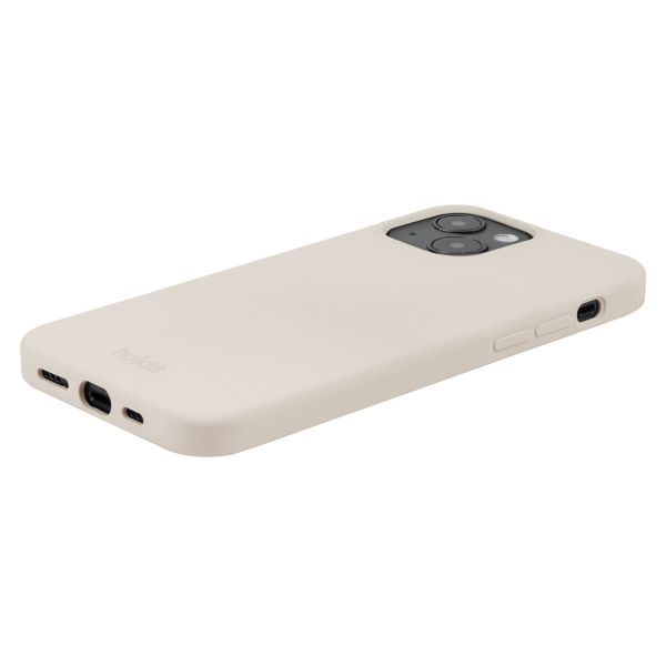 Holdit Coque Silicone iPhone 14 / 13 - Light Beige