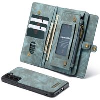 CaseMe Etui de téléphone de luxe en cuir deux en un Samsung Galaxy S22 - Vert