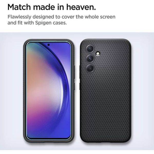 Spigen Protection d'écran en verre trempé GLAStR EZ Fit + Applicator 2-pack Samsung Galaxy A54 (5G)