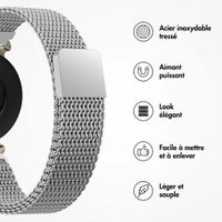 imoshion Bracelet magnétique milanais Garmin Lily 2 - Argent