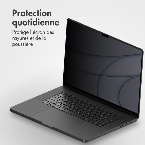 Accezz Protecteur d'écran de privacy magnétique Apple MacBook Pro 16 pouces (2021) / Pro 16 pouces (2023) M3 chip