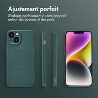 imoshion Coque Couleur avec MagSafe Apple iPhone 14 - Vert foncé