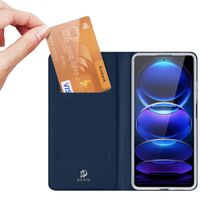 Dux Ducis Étui de téléphone Slim Xiaomi Redmi Note 12 Pro Plus - Bleu foncé