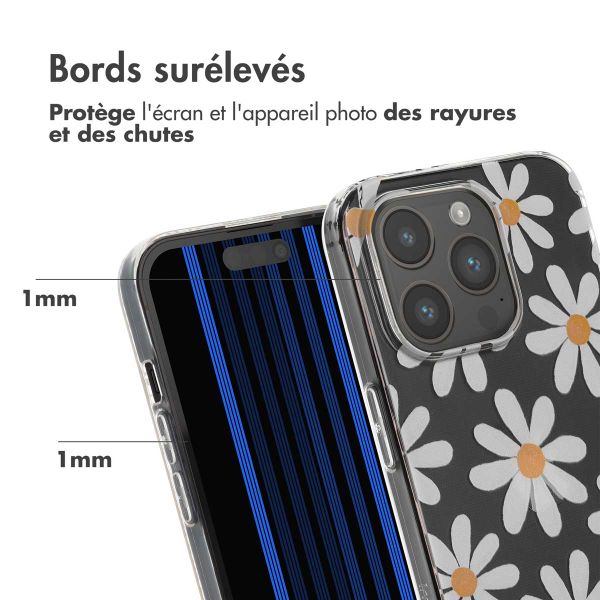 imoshion Coque Design Apple iPhone 15 Pro - Daisy Flower