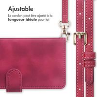 imoshion Etui de télephone portefeuille avec cordon Samsung Galaxy S24 / S25 - Rouge