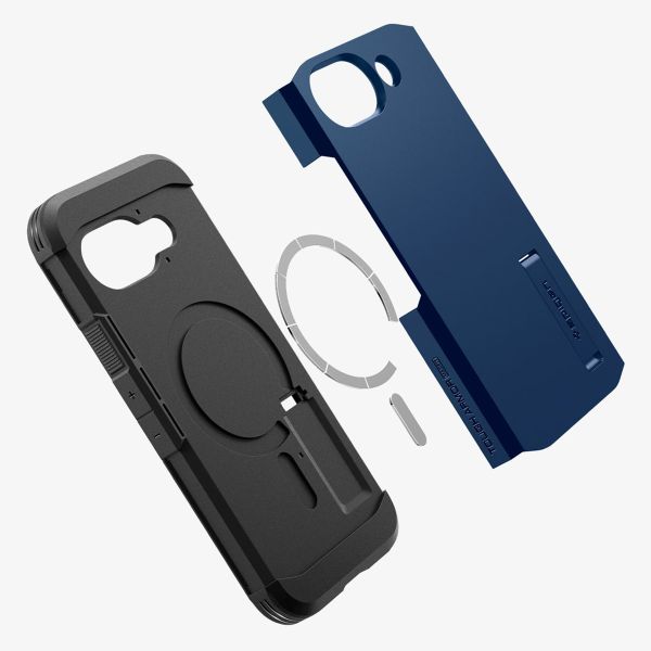 Spigen Coque Tough Armor MagSafe Google Pixel 9A - Navy Blue