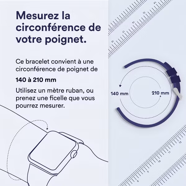 imoshion Bracelet en acier  - Connexion universelle 22 mm - Rose Doré