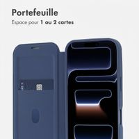 imoshion Bookcase transparente avec MagSafe Apple iPhone 17 Pro - Bleu