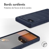 imoshion Coque arrière EasyGrip Google Pixel 6a - Bleu foncé